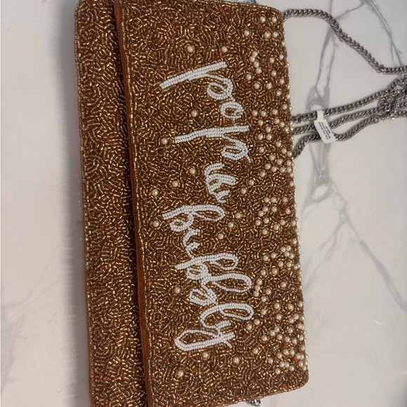 Pop The Bubbly Beaded Clutch Bag - Picture 6 of 6
